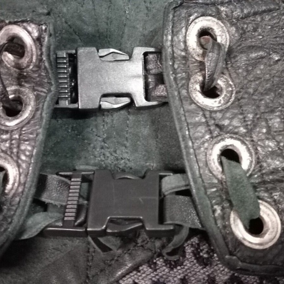 Custom rock n roll lynrd skynyrd Patches Leather Halter Vest Xsmall Small - Picture 12 of 12